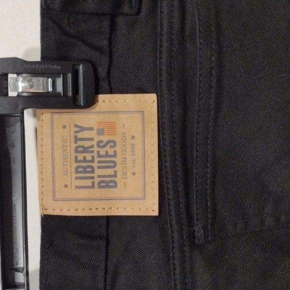 Liberty Blues Men's Black Denim Pants Sz 40/40 Tall-Work Wear Casual Normalcore - Picture 6 of 8